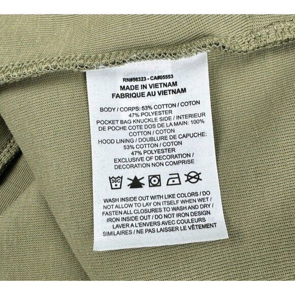 Nike Tech Windrunner Fleece Men’s Full-Zip Hoodie SMALL Olive HV5055-276 Camo - Picture 5 of 9